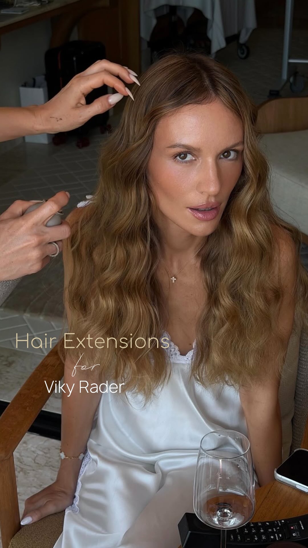 Unsichtbare Haarverlängerung Nahaufnahme – Shanta Hair München